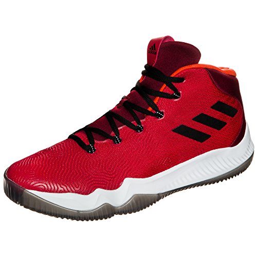 Adidas Herren Crazy Hustle Basketballschuhe, Rot