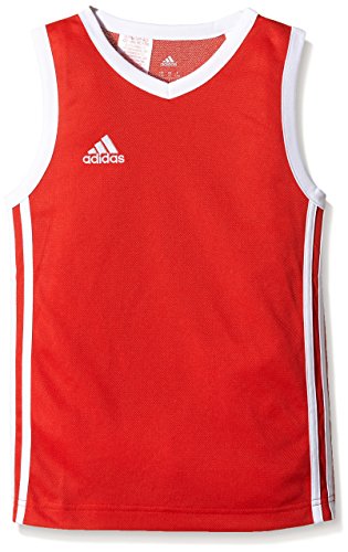 adidas Kinder Trikot Commander Jersey Youth, Rot/Weiß