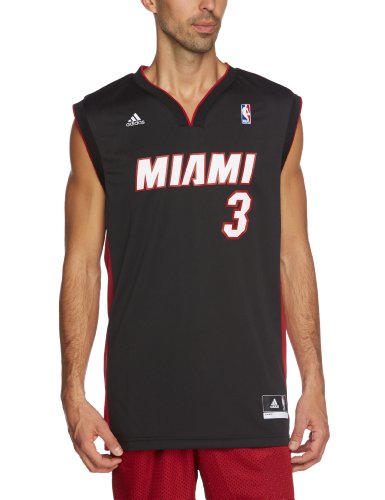 adidas Herren Trikot International Miami Heat Dwyane Wade Replica