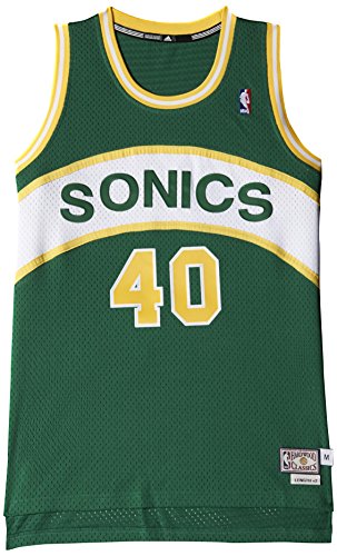 adidas Herren Basketball Seattle Sonics Retired Trikot, grün