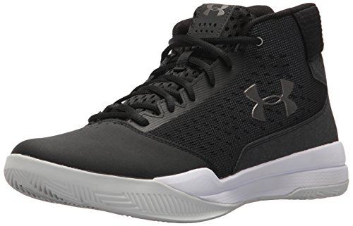 Under Armour Herren UA Jet Mid Basketballschuhe, schwarz