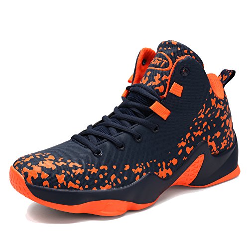 ASHION Herren Basketballschuhe orange